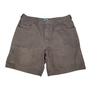 Vintage Arborwear Shorts Men's 36 Brown Double Knee Canvas Tree Climber Workwear